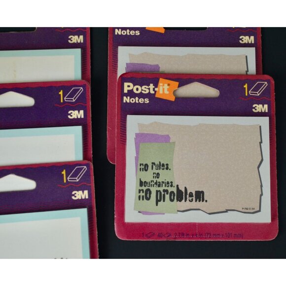 Post-It Notes Vintage 3M New NOS Lot of 8 - Picture 4 of 4